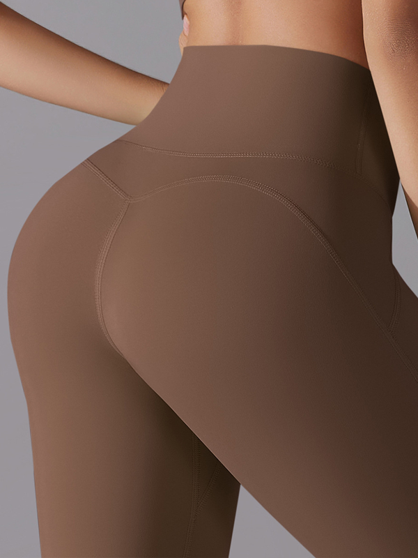 High-Waisted Tight Naked-Feel Yoga Capris