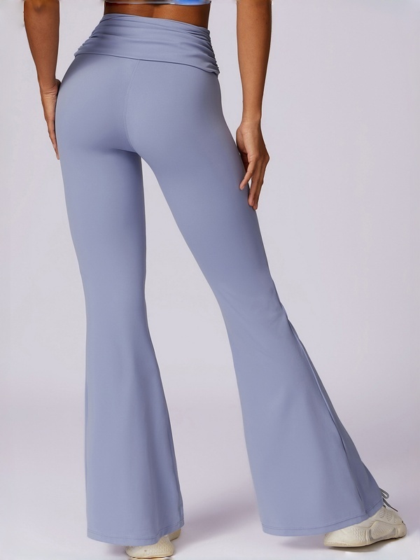 Quick-Dry High-Waisted Wide-Leg Yoga Pants