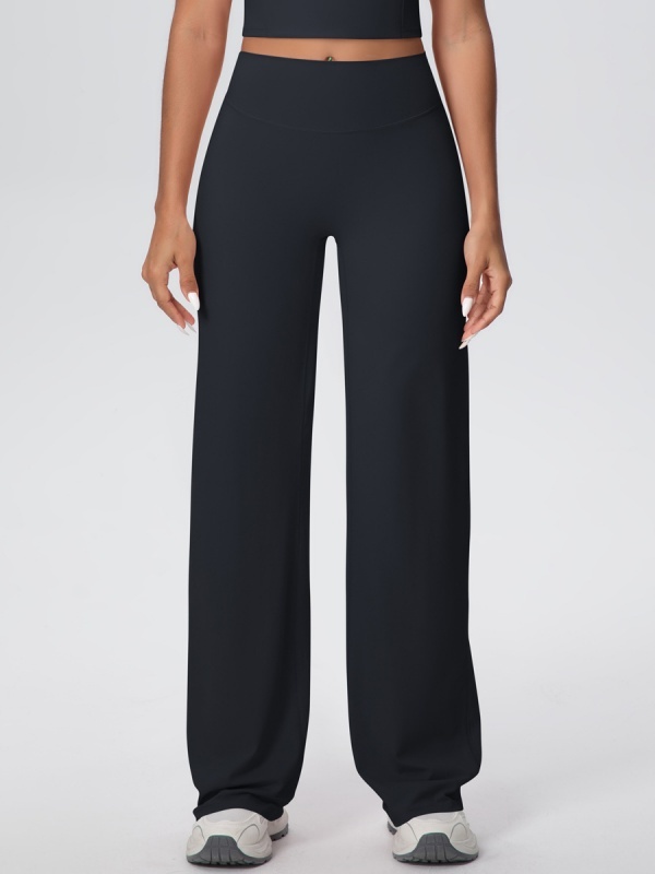 Flexvibe High Waisted Wide Leg Yoga Pants - Buttery Soft Tummy Control Inclusive Fit for Gym