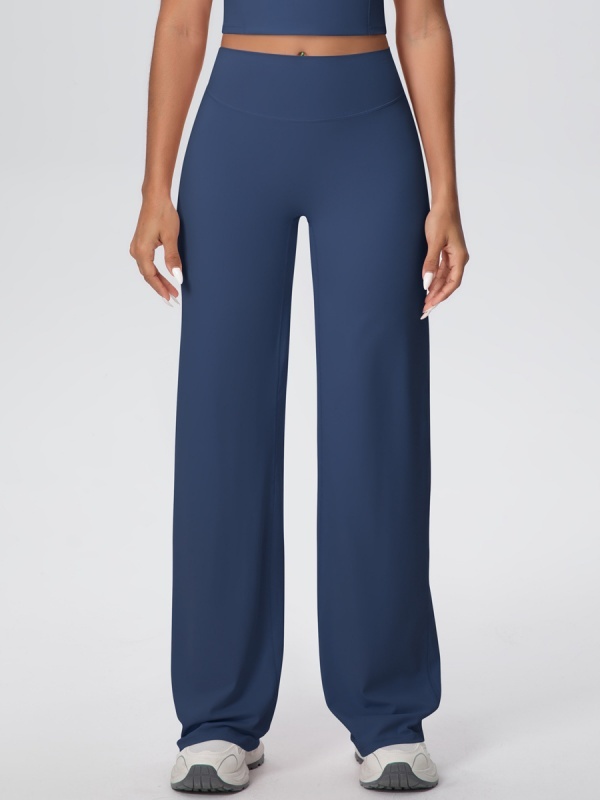 Flexvibe High Waisted Wide Leg Yoga Pants - Buttery Soft Tummy Control Inclusive Fit for Gym