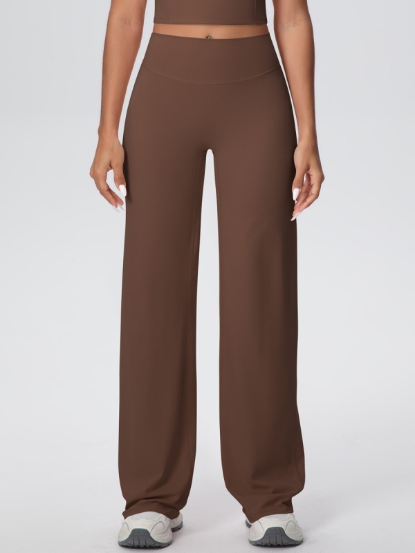 Flexvibe High Waisted Wide Leg Yoga Pants - Buttery Soft Tummy Control Inclusive Fit for Gym
