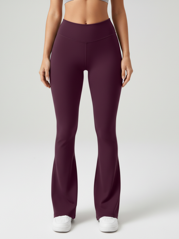 Cargo-style Fitness Yoga Flare Pants