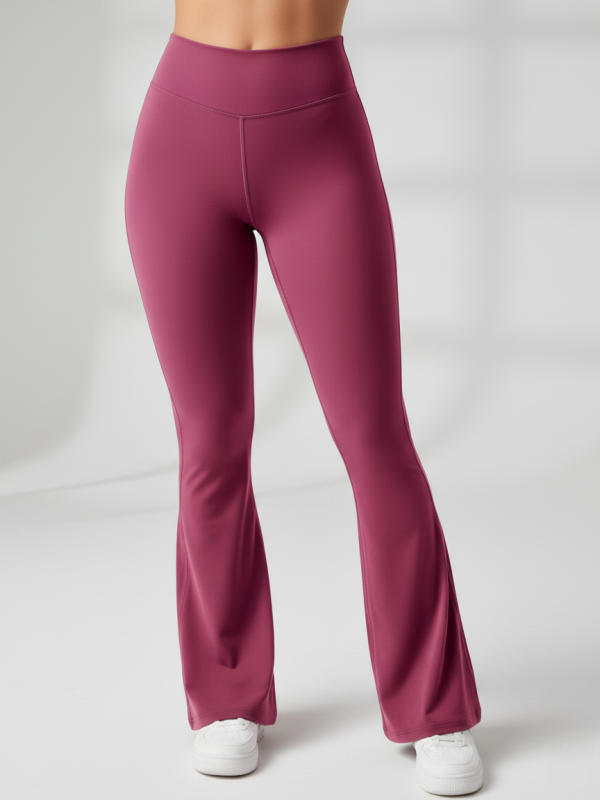 Cargo-style Fitness Yoga Flare Pants