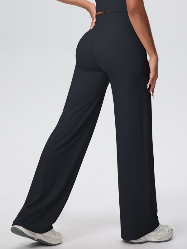 Flexvibe High Waisted Wide Leg Yoga Pants - Buttery Soft Tummy Control Inclusive Fit for Gym