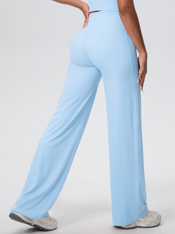 Flexvibe High Waisted Wide Leg Yoga Pants - Buttery Soft Tummy Control Inclusive Fit for Gym
