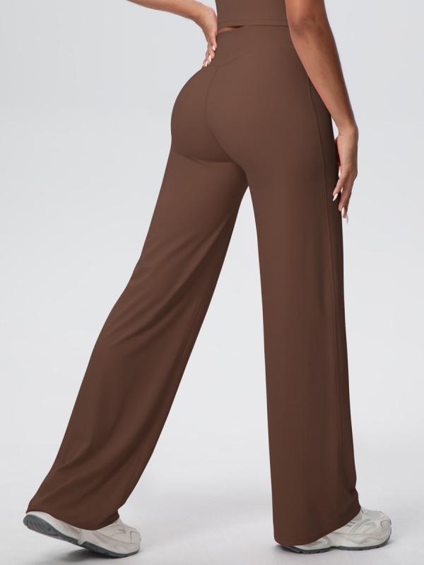 Flexvibe High Waisted Wide Leg Yoga Pants - Buttery Soft Tummy Control Inclusive Fit for Gym