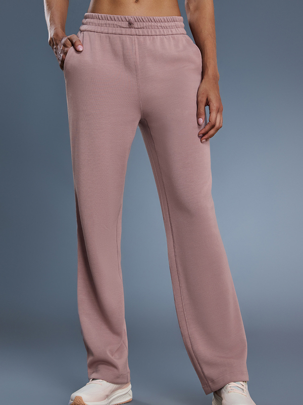 High-Waisted Wide-Leg Sweatpants for Autumn and Winter