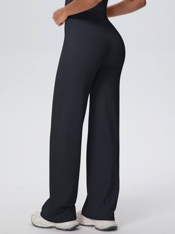 Flexvibe High Waisted Wide Leg Yoga Pants - Buttery Soft Tummy Control Inclusive Fit for Gym
