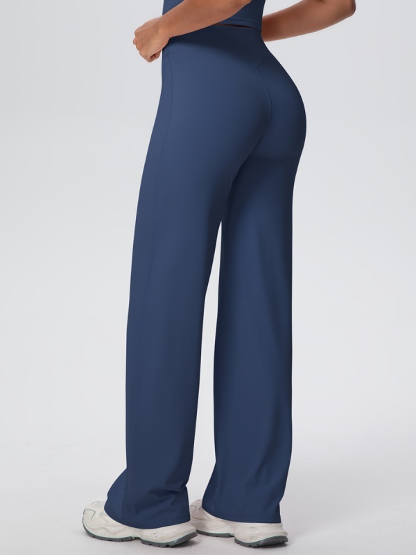 Flexvibe High Waisted Wide Leg Yoga Pants - Buttery Soft Tummy Control Inclusive Fit for Gym