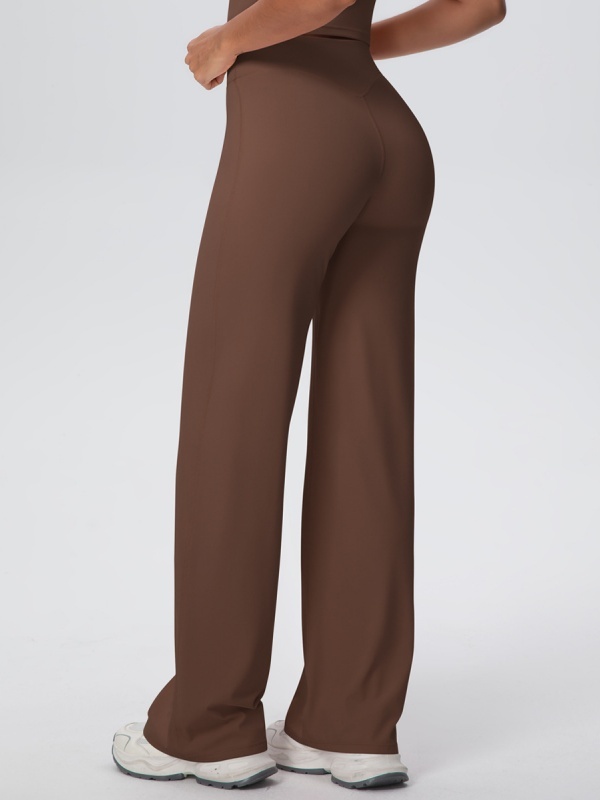 Flexvibe High Waisted Wide Leg Yoga Pants - Buttery Soft Tummy Control Inclusive Fit for Gym
