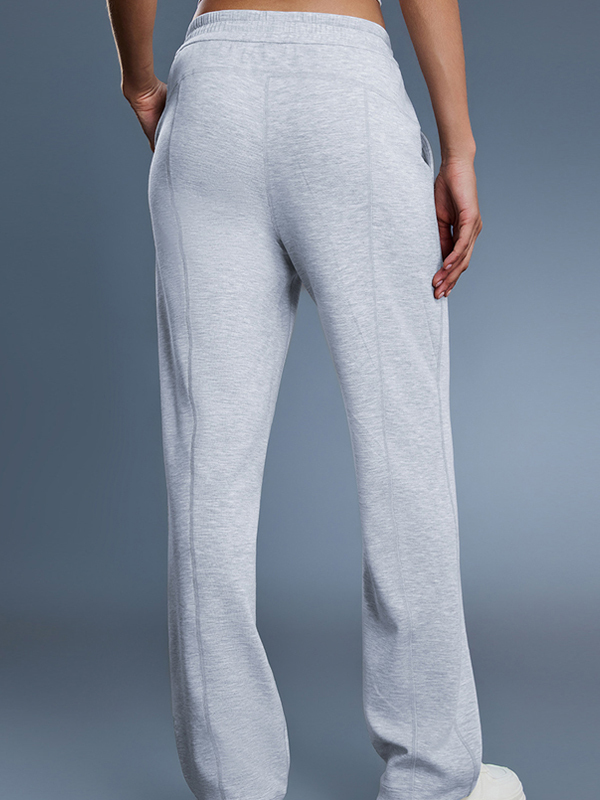 High-Waisted Wide-Leg Sweatpants for Autumn and Winter