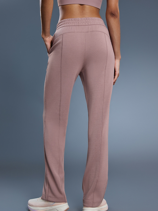 High-Waisted Wide-Leg Sweatpants for Autumn and Winter