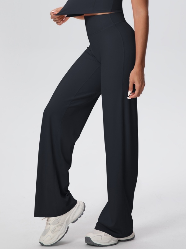 Flexvibe High Waisted Wide Leg Yoga Pants - Buttery Soft Tummy Control Inclusive Fit for Gym