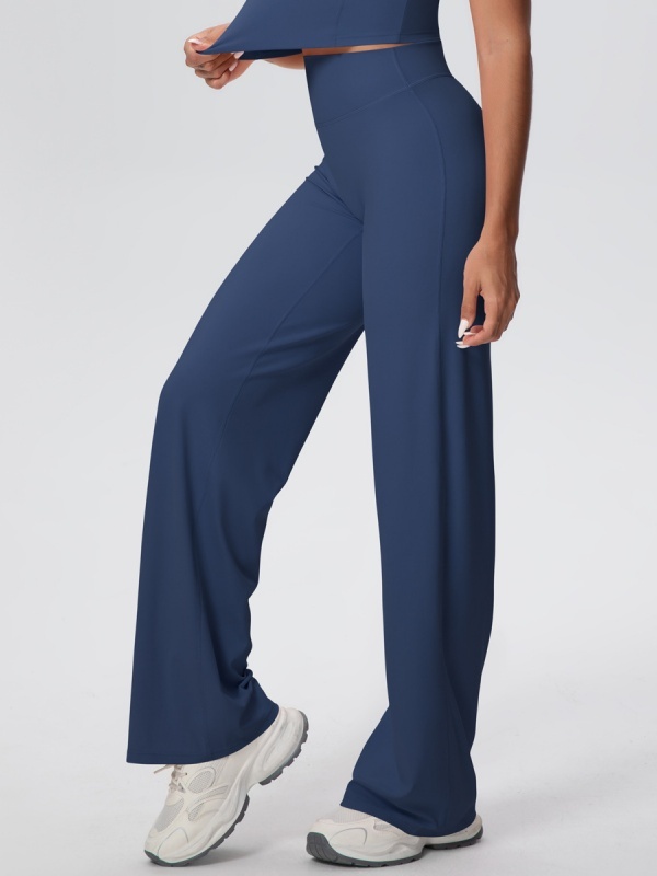 Flexvibe High Waisted Wide Leg Yoga Pants - Buttery Soft Tummy Control Inclusive Fit for Gym