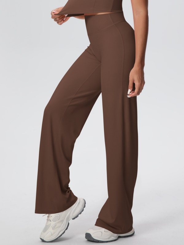 Flexvibe High Waisted Wide Leg Yoga Pants - Buttery Soft Tummy Control Inclusive Fit for Gym