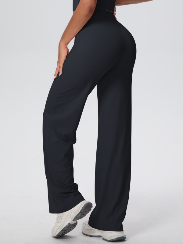 Flexvibe High Waisted Wide Leg Yoga Pants - Buttery Soft Tummy Control Inclusive Fit for Gym