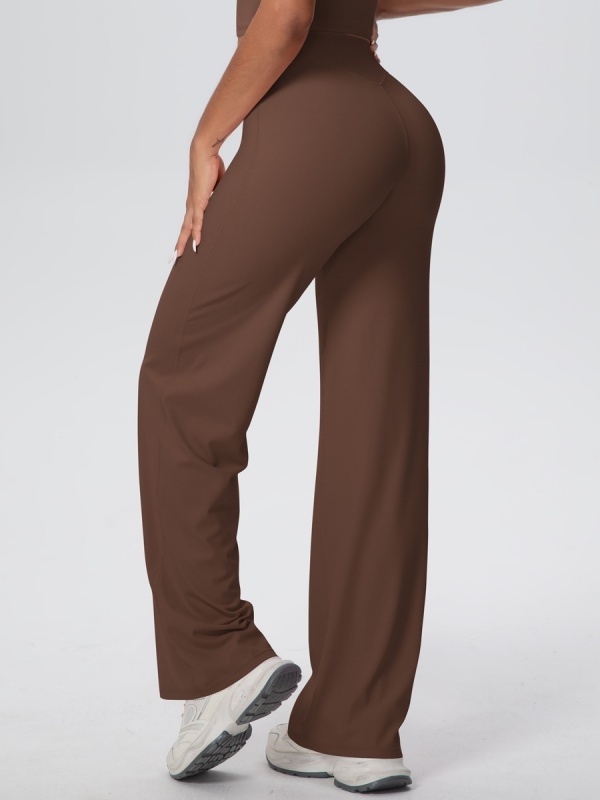 Flexvibe High Waisted Wide Leg Yoga Pants - Buttery Soft Tummy Control Inclusive Fit for Gym
