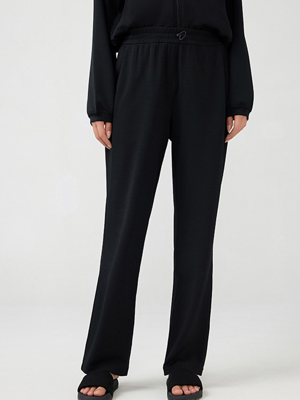 High-Waisted Wide-Leg Sweatpants for Autumn and Winter