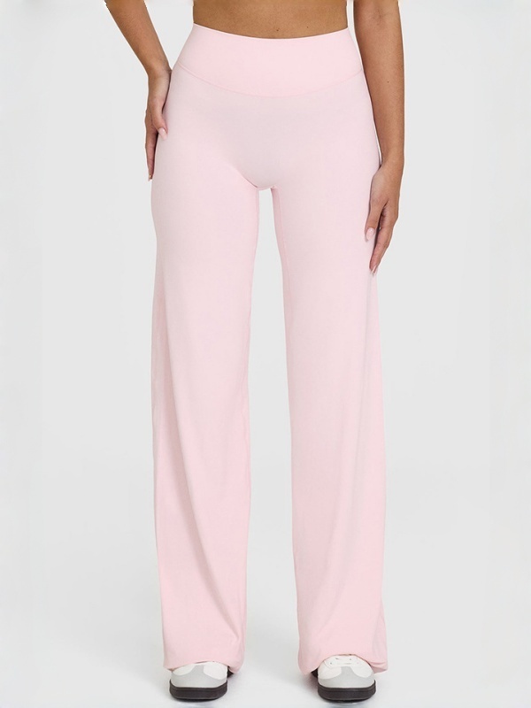 High-waisted straight-leg yoga leggings