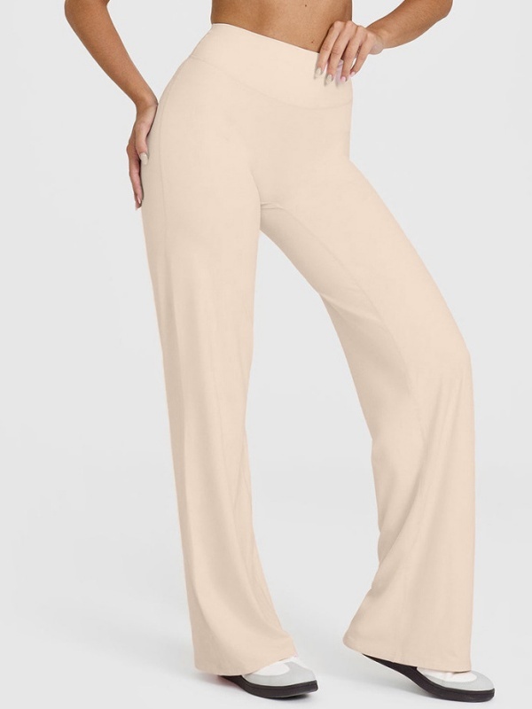 Flexvibe Flattering High Elastic Yoga Leggings - Straight Leg Butt Lifting 4-Way Stretch Activewear
