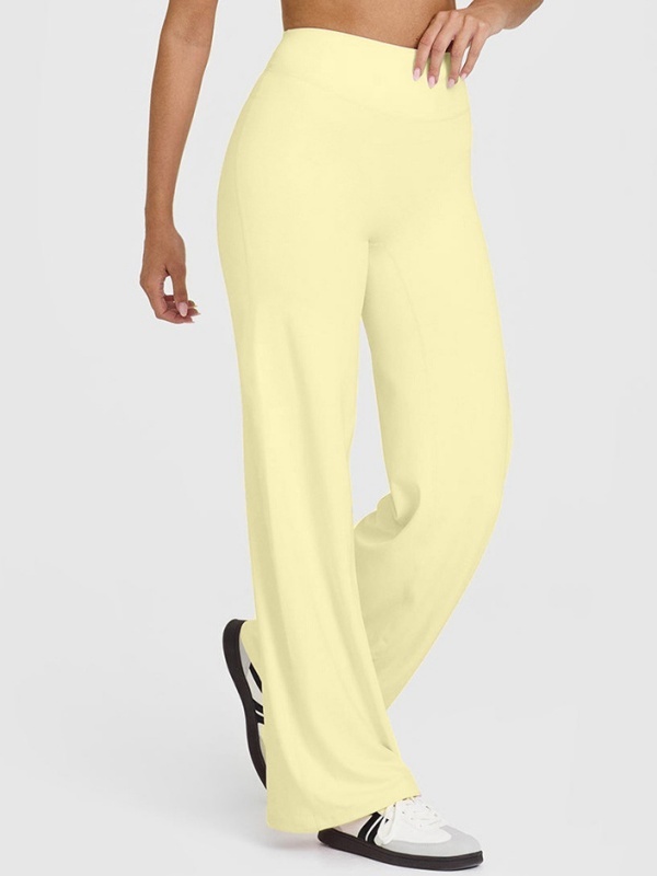 Flexvibe Flattering High Elastic Yoga Leggings - Straight Leg Butt Lifting 4-Way Stretch Activewear