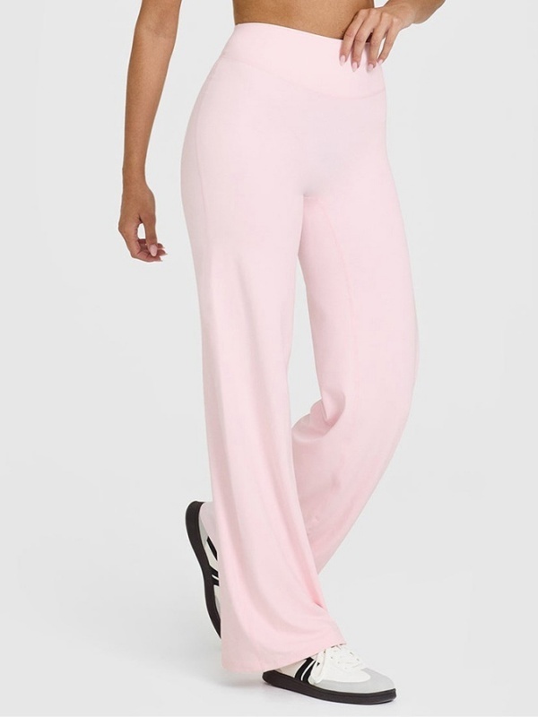 High-waisted straight-leg yoga leggings