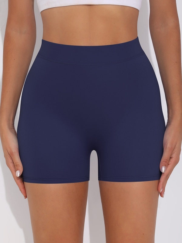 Brushed V-Waist Ruched Yoga Shorts