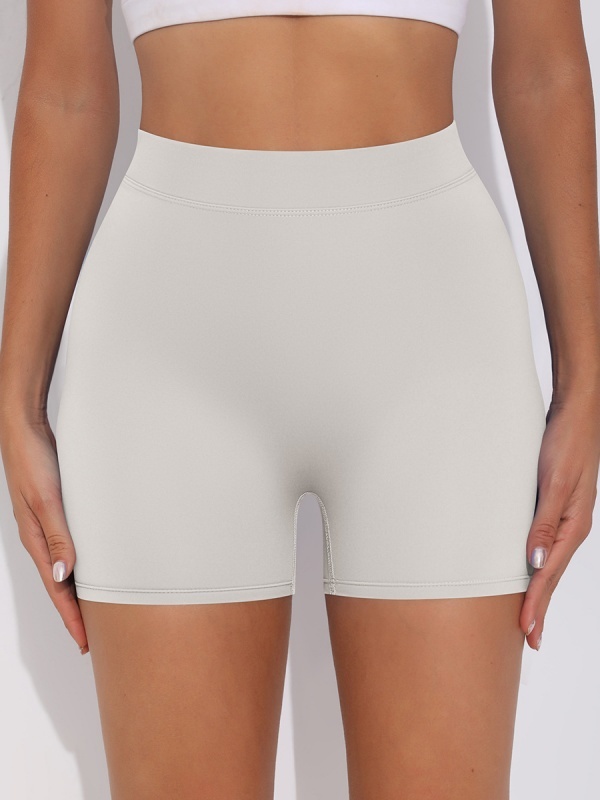 Brushed V-Waist Ruched Yoga Shorts