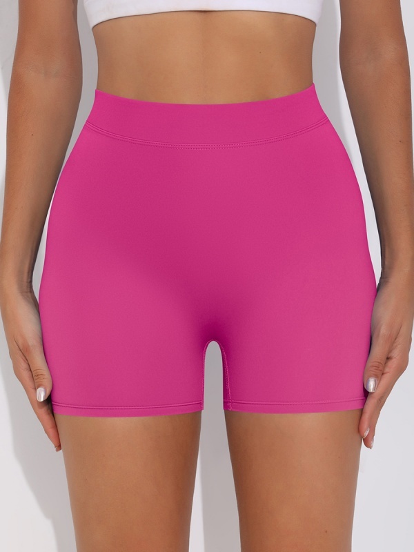Brushed V-Waist Ruched Yoga Shorts