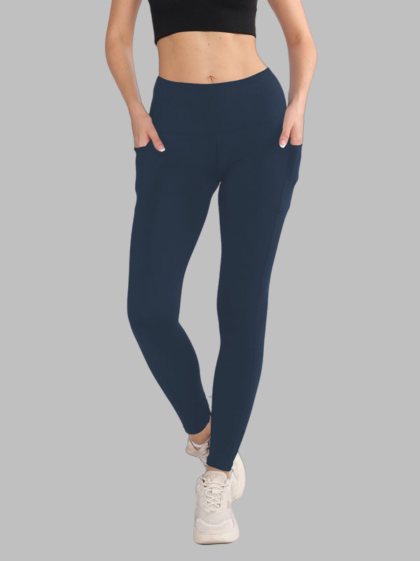Pouch High-Waisted Yoga Pants Leopard Print Milk Silk Capri Bare