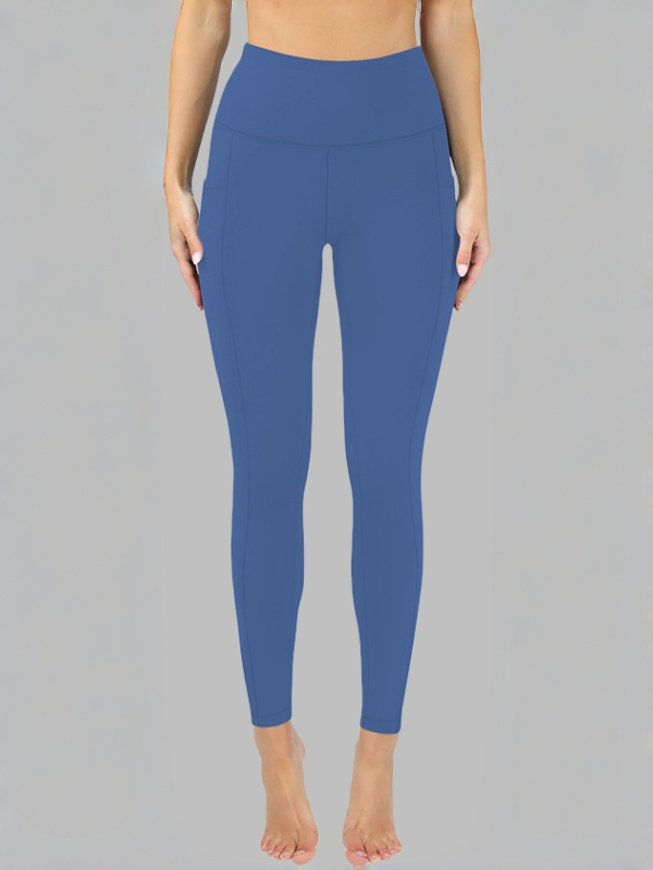 Pouch High-Waisted Yoga Pants Leopard Print Milk Silk Capri Bare