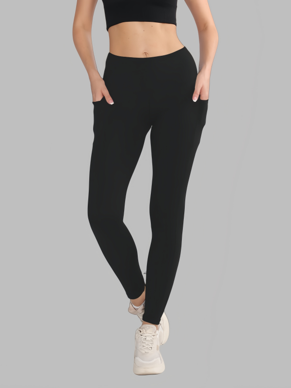 Pouch High-Waisted Yoga Pants Leopard Print Milk Silk Capri Bare