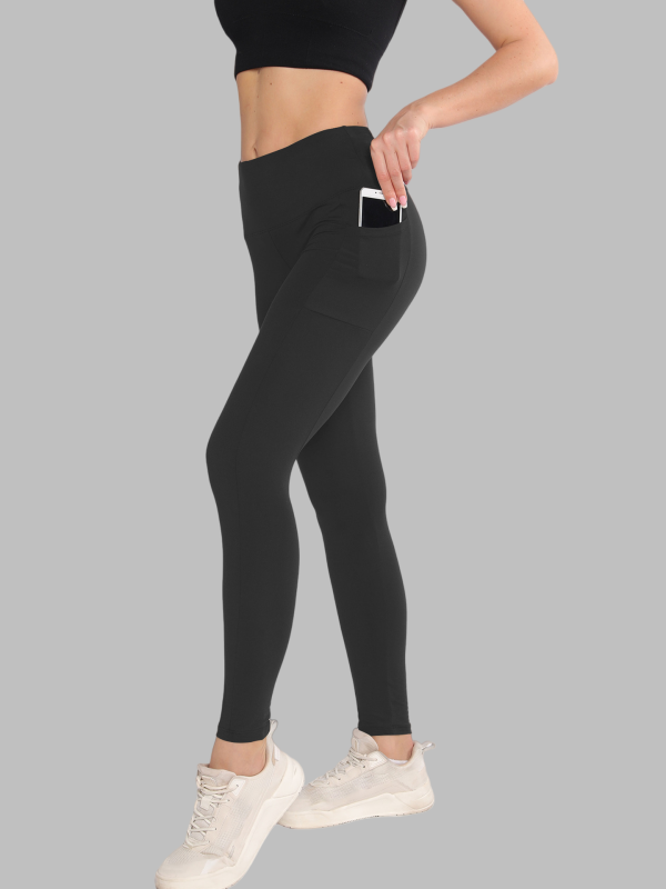 Pouch High-Waisted Yoga Pants Leopard Print Milk Silk Capri Bare
