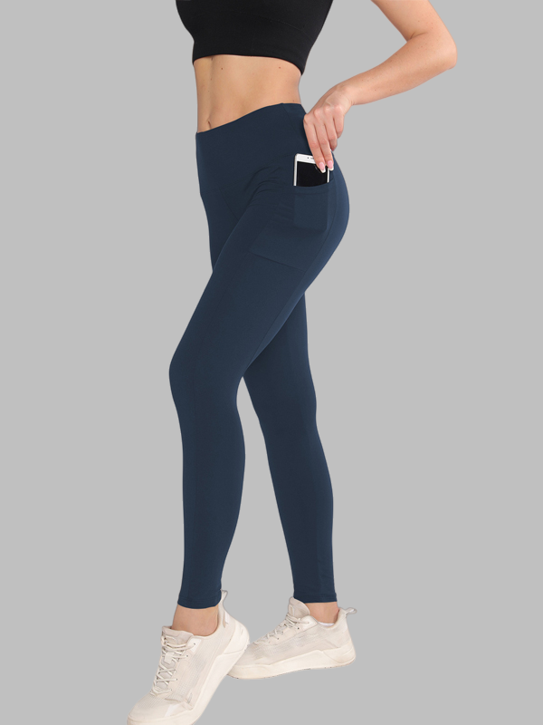 Pouch High-Waisted Yoga Pants Leopard Print Milk Silk Capri Bare