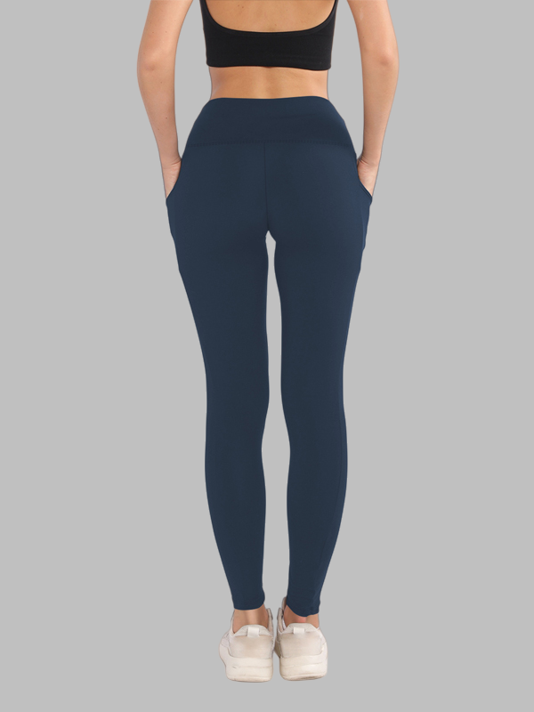 Pouch High-Waisted Yoga Pants Leopard Print Milk Silk Capri Bare