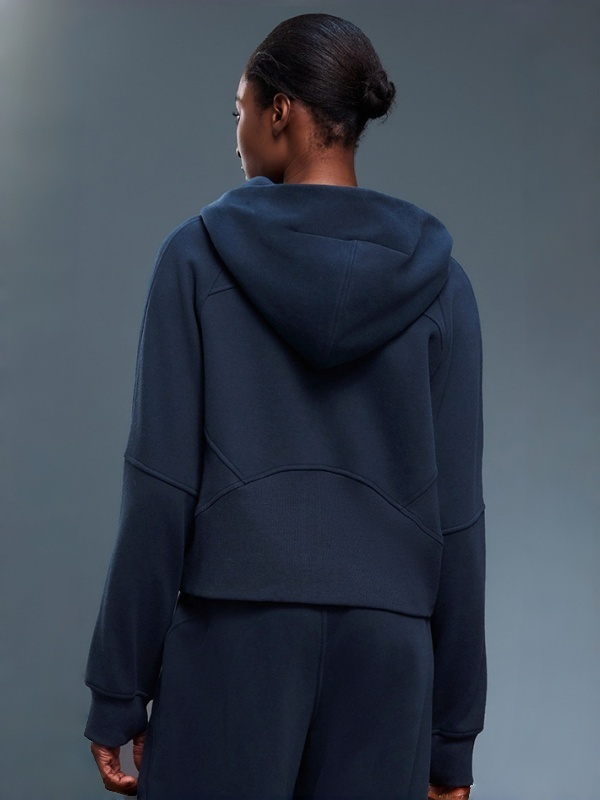 Autumn & Winter Turtleneck Hooded Fleece-Lined Sweatshirt