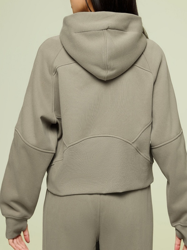 Autumn & Winter Turtleneck Hooded Fleece-Lined Sweatshirt