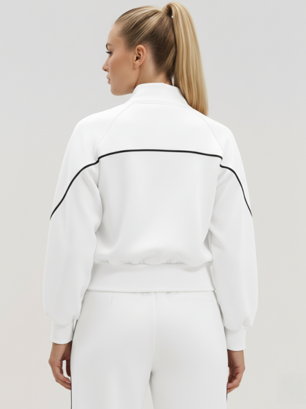 Flexvibe Autumn & Winter Stand-Up Collar Fleece-Lined Sports Jacket