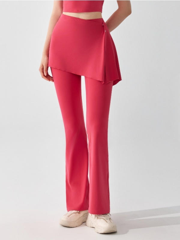 Detachable Two-Piece High-Waisted Flare Pants