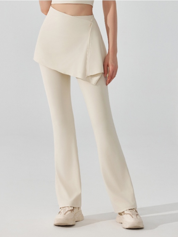 Detachable Two-Piece High-Waisted Flare Pants