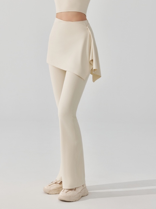 Detachable Two-Piece High-Waisted Flare Pants