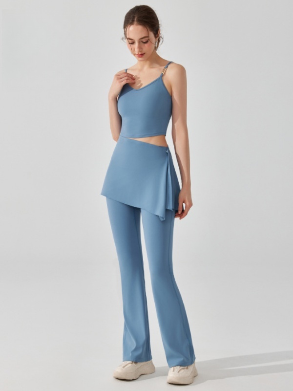 Flexvibe Detachable Two-Piece High-Waisted Flare Pants - Elastic Comfortable Women’s Casual Wear