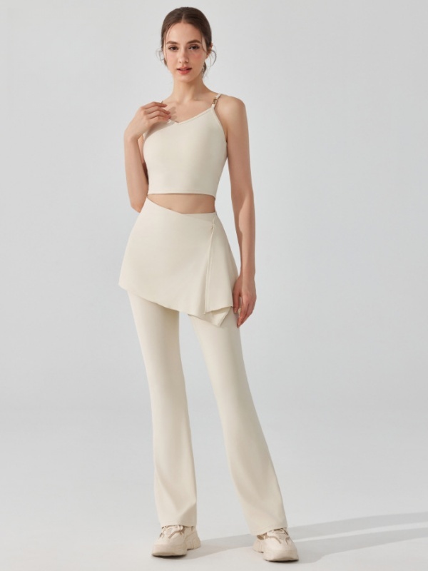 Detachable Two-Piece High-Waisted Flare Pants