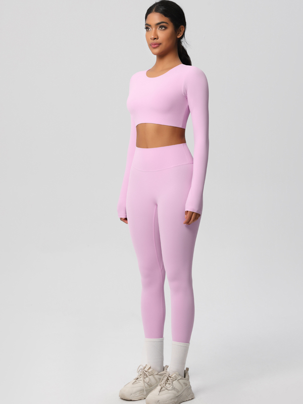 Double-Sided Brushed Yoga Wear Set