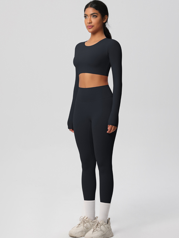 Double-Sided Brushed Yoga Wear Set