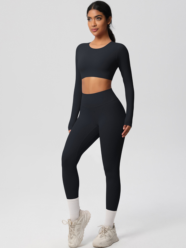 Double-Sided Brushed Yoga Wear Set