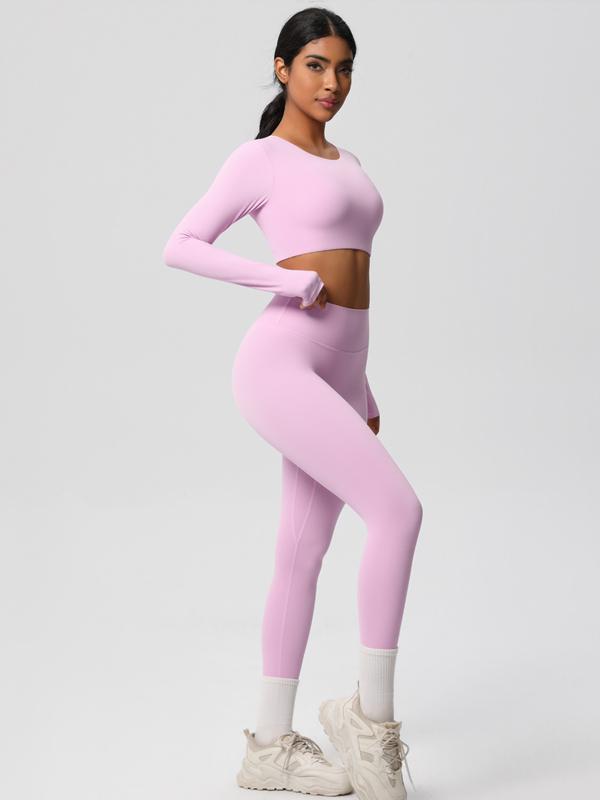 Double-Sided Brushed Yoga Wear Set