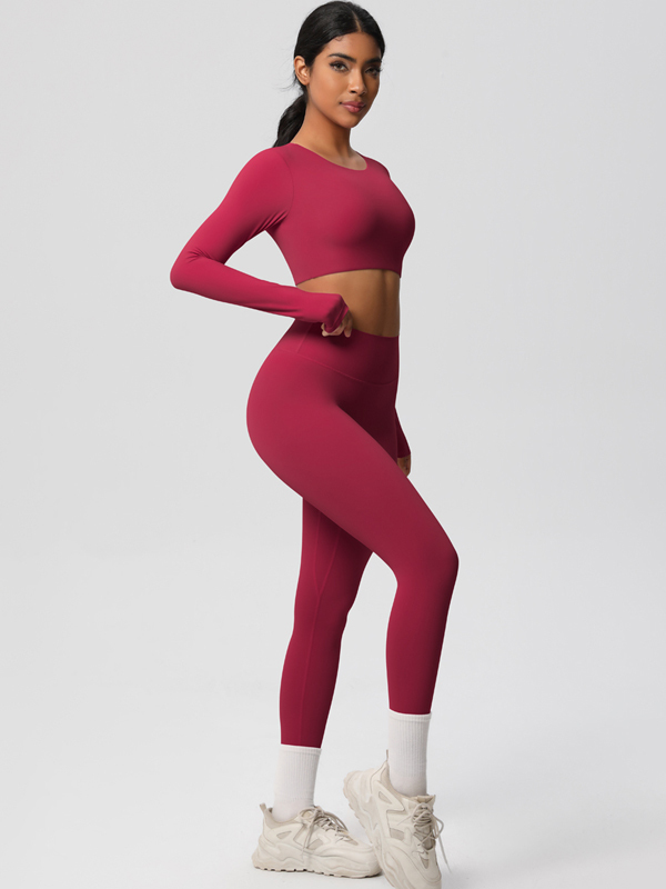 Double-Sided Brushed Yoga Wear Set