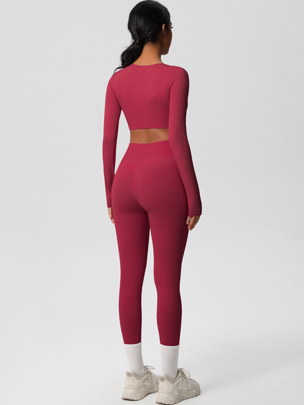 Double-Sided Brushed Yoga Wear Set
