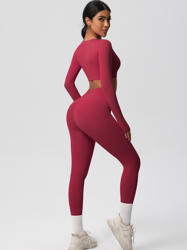 Double-Sided Brushed Yoga Wear Set